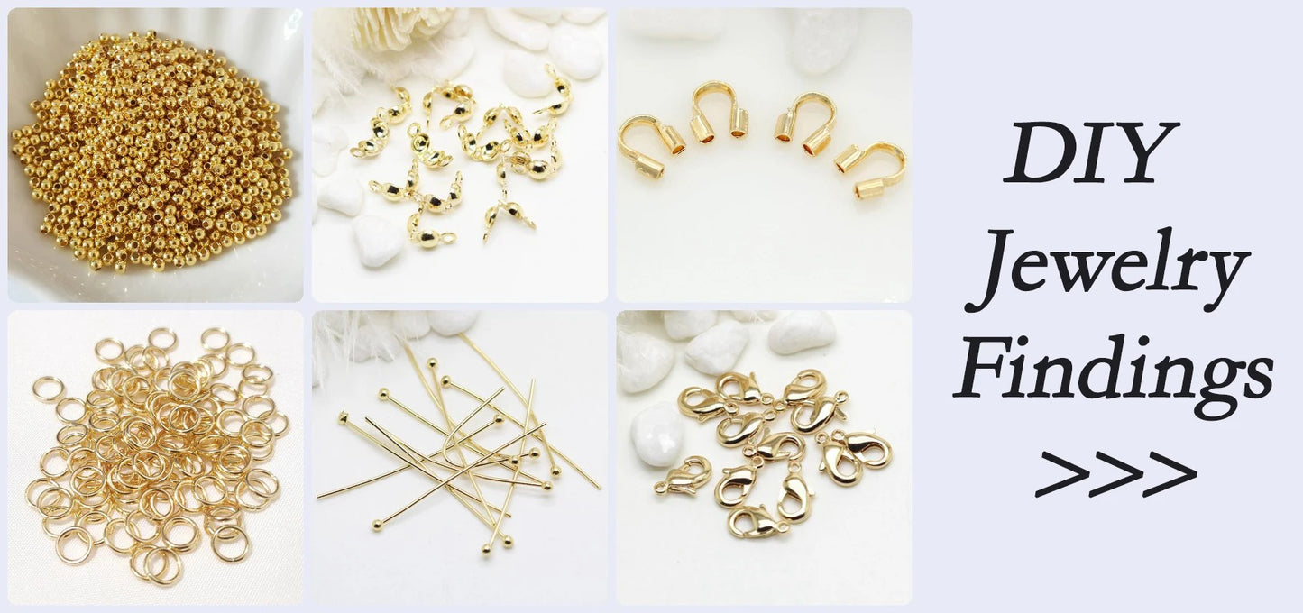18K Gold Plated Brass Crystal Earrings Findings Earwire Clasps Hooks For DIY Women Handmade Earrings Accessories Wholesale