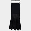 Women skirt New high waisted slim fit fishtail skirt for summer 2025 women's half skirt Translucent mesh spliced long skirt y2k