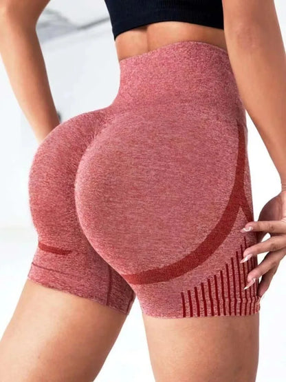 Women Yoga Shorts High Waist Workout Shorts Fitness Yoga Lift Butt Fitness Ladies Gray Yoga Gym Running Short Pants Sportswear