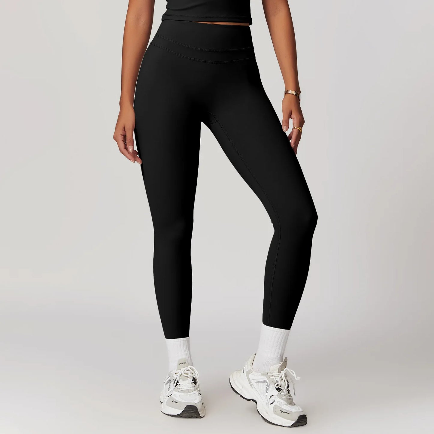 New Yoga Pants Women Workout Yoga Leggings High Waist Sport Leggings Women's Running Workout Tights Gym Push Up Fitness Trousers