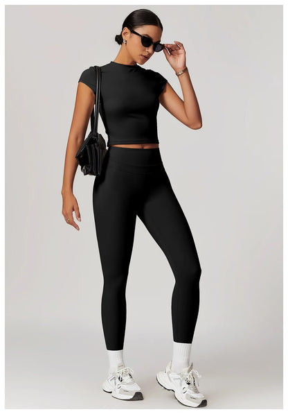 New Yoga Pants Women Workout Yoga Leggings High Waist Sport Leggings Women's Running Workout Tights Gym Push Up Fitness Trousers