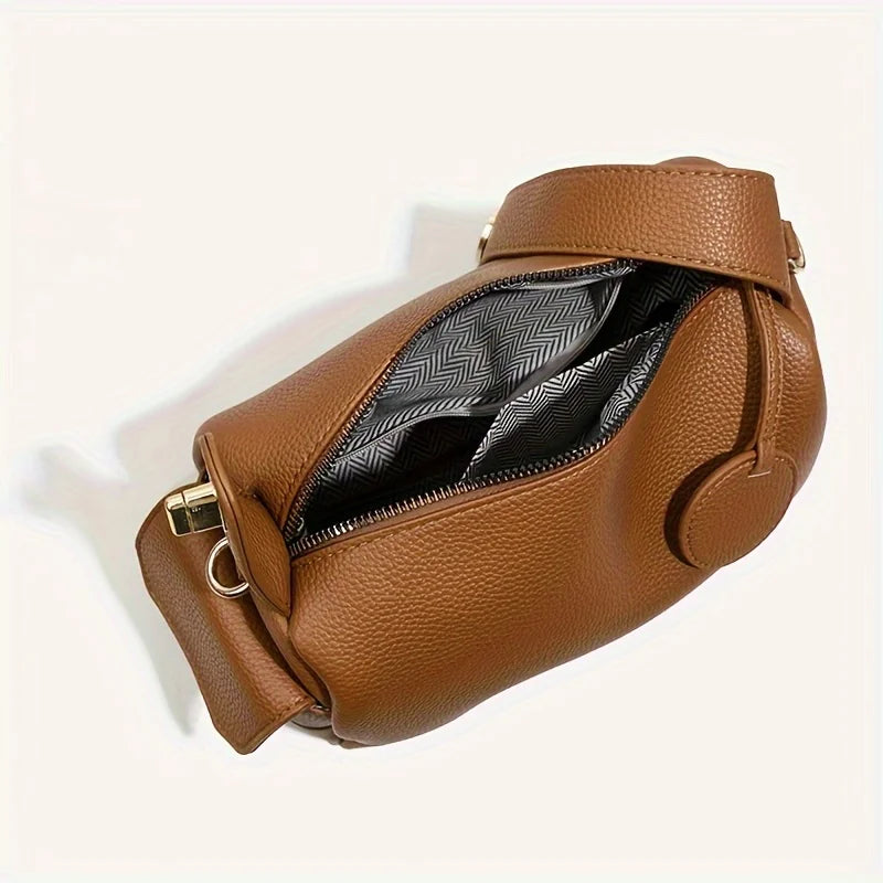 Women's Bags Fashion PU Leather Top Carrying Bag Handbags Multi Pocket Design Multifunctional Crossbody Tote Bag