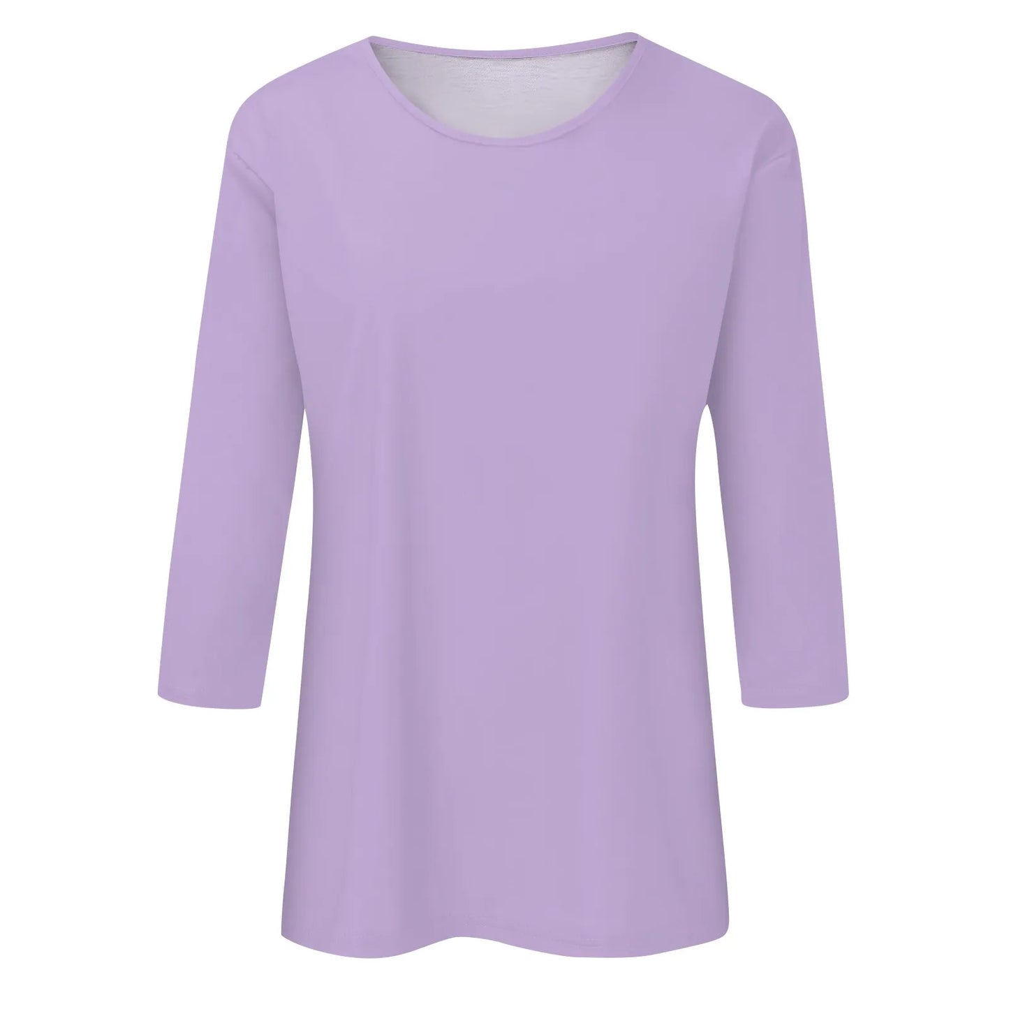 Women Summer Tops Round Neck Three Quarter Sleeve Comfortable Print T Shirt Blouse Women T Shirt muticolor t shirt tops