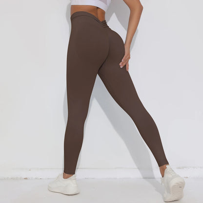 V Butt Yoga Pant Women Fitness Running Pants Tummy Control Slimming Booty Leggings Quick Drying Cycling Workout