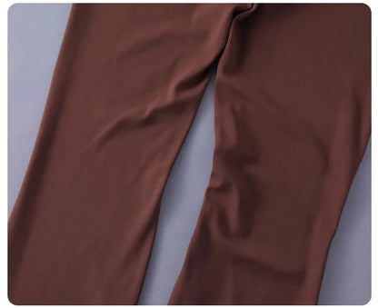 Women's high-waisted yoga pants with sculpting peach lift, buttery soft fabric for running and training.