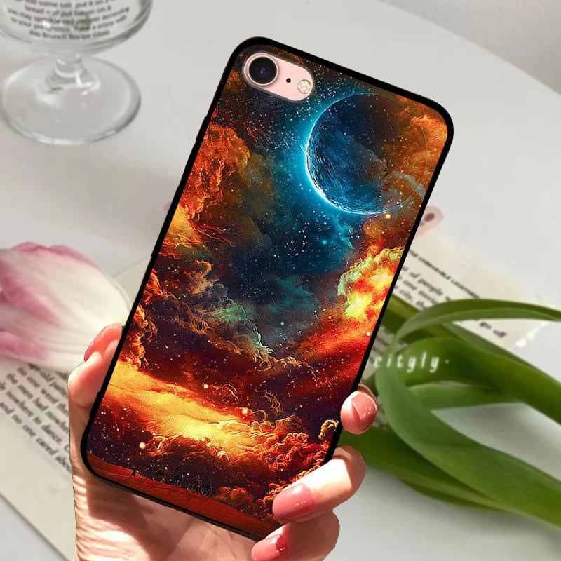 For iPhone 6S 6 Case Silicone Soft Back Phone Cover For iPhone 7 7Plus 6 6S Plus Silicon Cases For iPhone 8 8 Plus Fundas Bumper