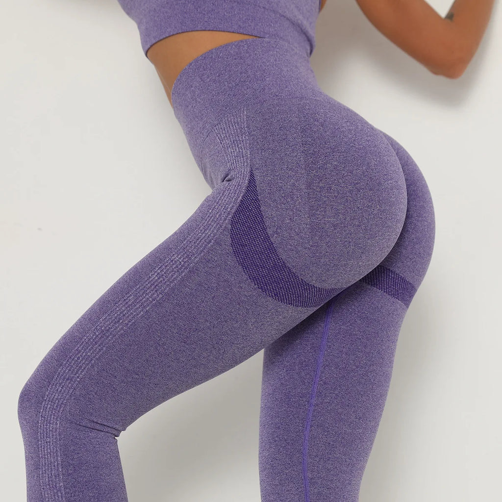 Women Yoga Leggings High Waist Exercise Sports Trousers Running Fitness Gym Leggings Quick Dry Hip Lifting Femme Slim Pants