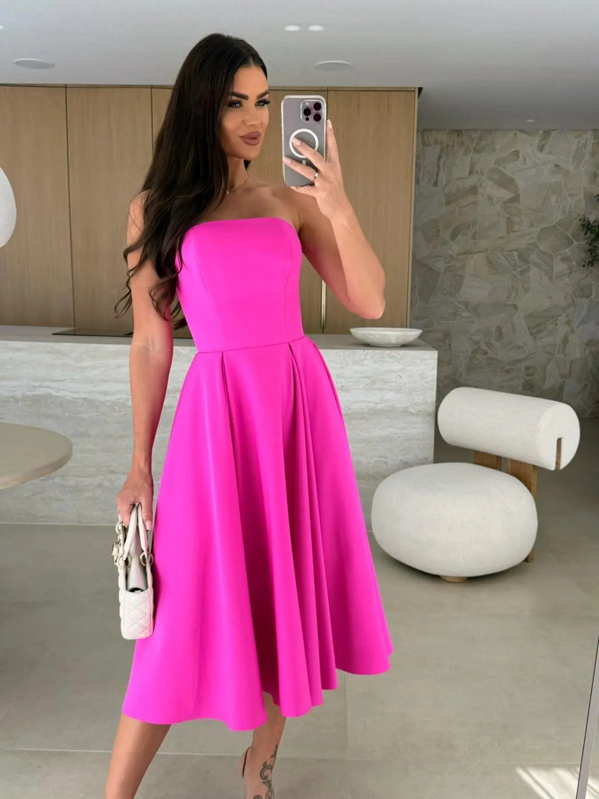 Womens Sleeveless Dresses Ball Gown Dress Elegant  Lady Dress Loose Clothes