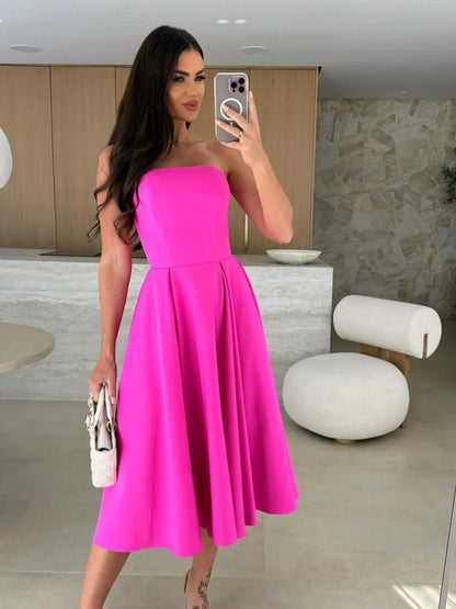 Womens Sleeveless Dresses Ball Gown Dress Elegant  Lady Dress Loose Clothes