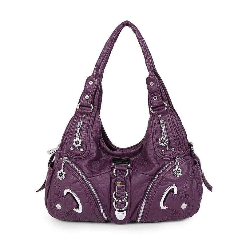 Women Handbags Fashion Shoulder Bag Large Tote Top-handle Shopping Pack Multifunctional Satchel Lady Hobos  Big Purse
