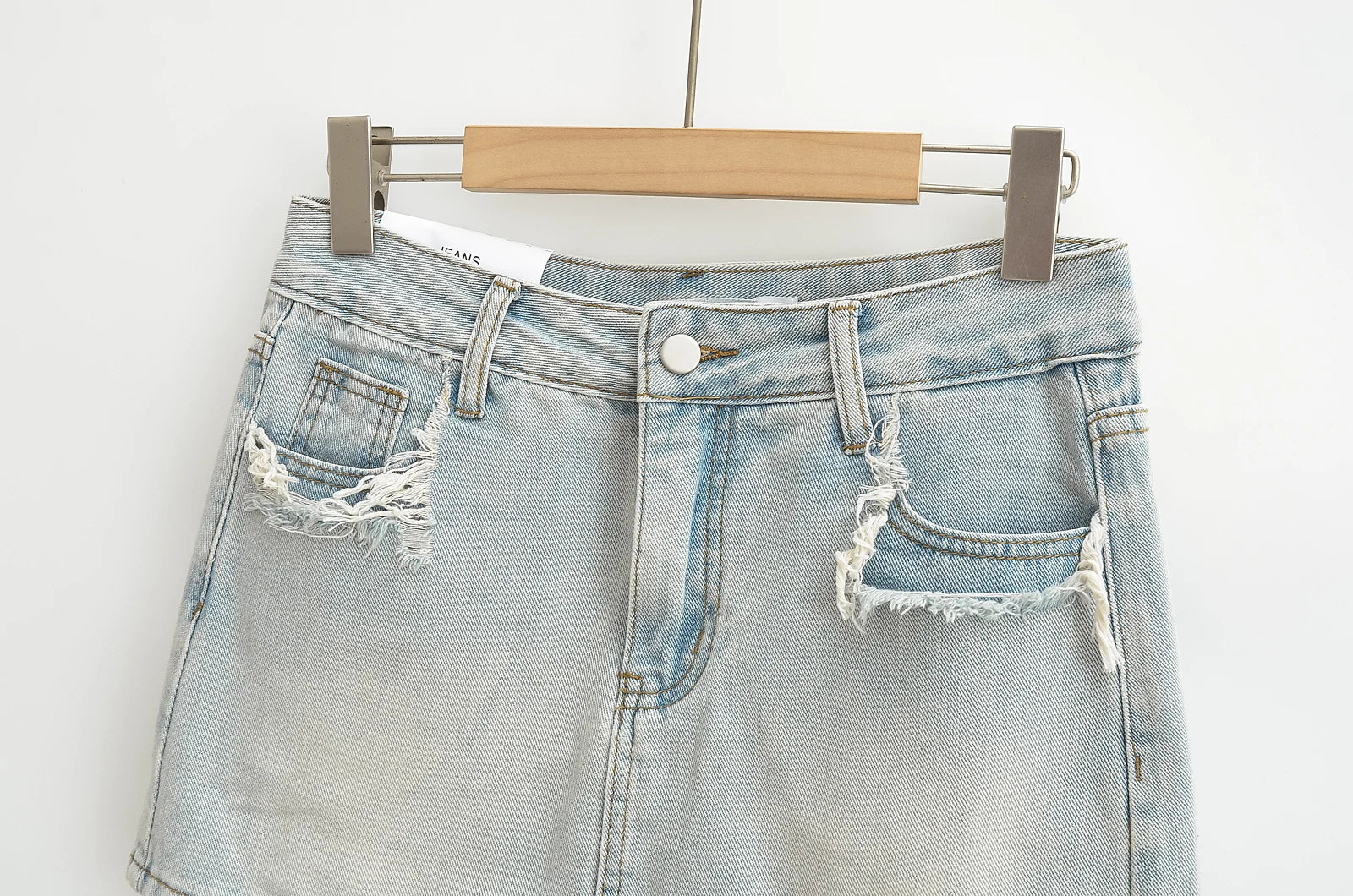 Mini skirts for women high waisted denim skirt black distressed jeans skirts womens 2024 Summer clothes blue jean skirts ripped