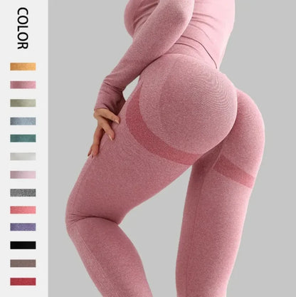 2025 Women Yoga Leggings High Waist Exercise Sports Trousers Running Fitness Gym Leggings Quick Dry Hip Lifting Femme Slim Pants