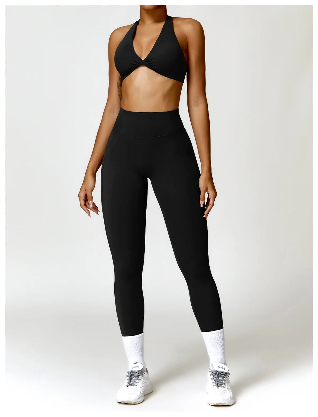 Women High Waist Yoga Pants Fitness Legging Workout Training Tights Running Pants Seamless Sport Leggings Gym Clothing