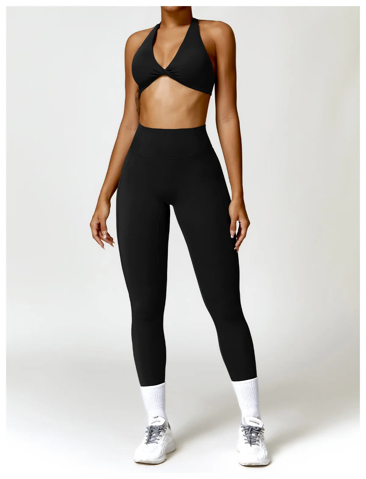 Women High Waist Yoga Pants Fitness Legging Workout Training Tights Running Pants Seamless Sport Leggings Gym Clothing