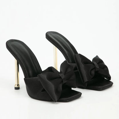 Women's Shoes Fashion Comfortable Bow High Heel Sandals Luxury Sandals Women Designers Elegant Party Sandals Stripper Shoes