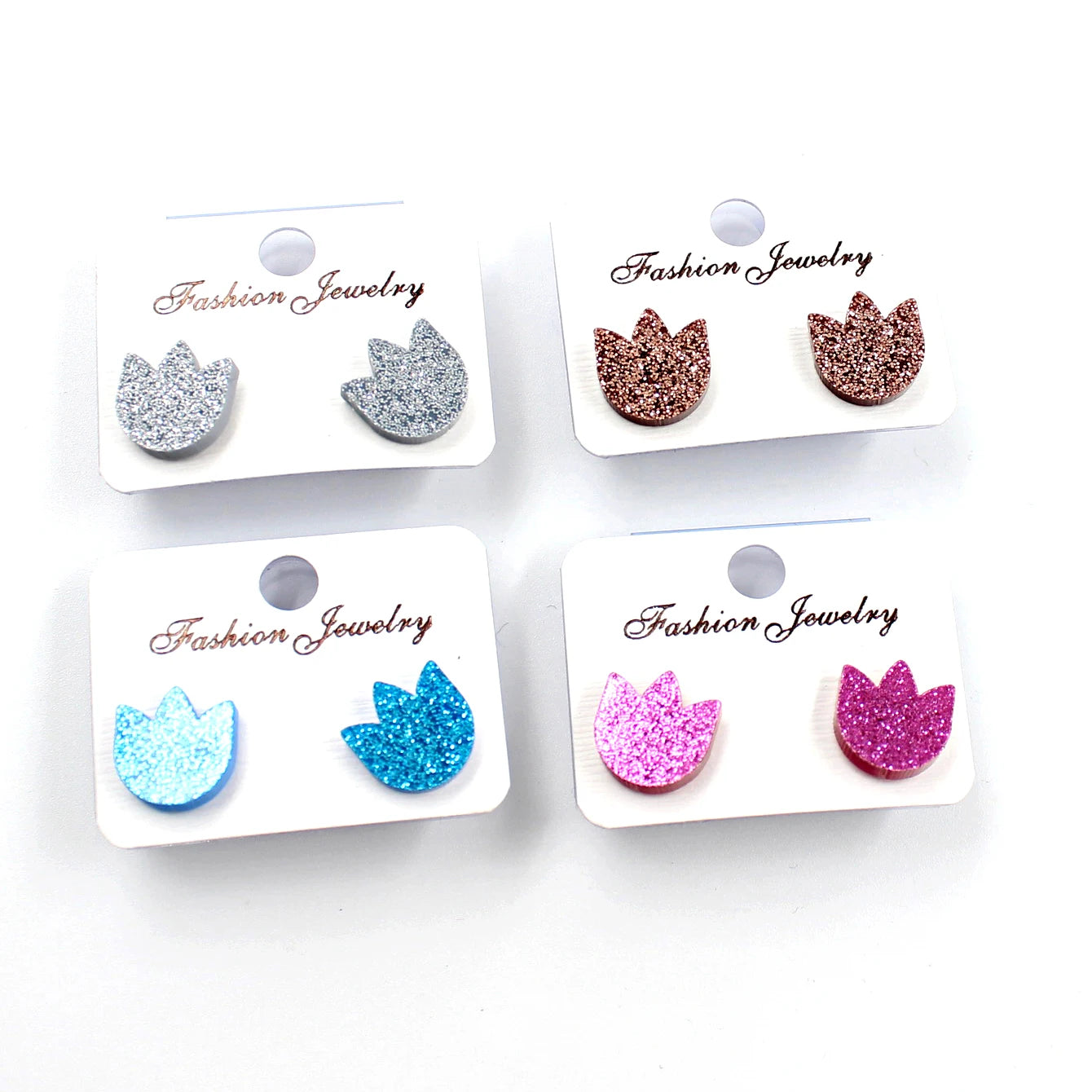 ST065 Acrylic Caterpillar Dangle Earrings Summer Earrings Glitter Acrylic Earrings