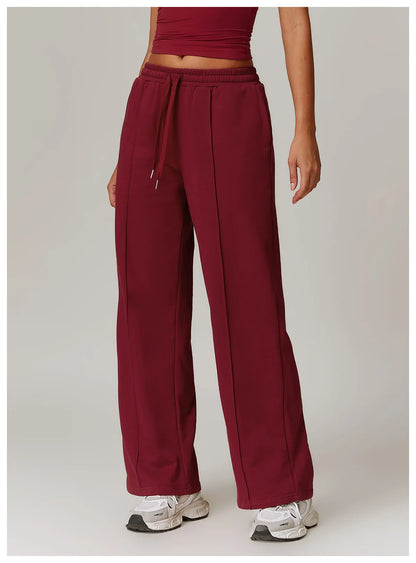 Women's High Waisted Straight pants Sweatpants Casual Yoga Jogger Pants elegant pants Women Pants Yoga With Pockets pantalones