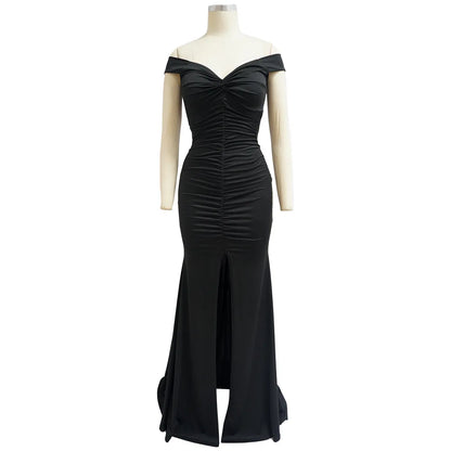 Women Long Dresses Sexy Backless Bodycon Evening Dresses Nightclub Maxi Dress Cocktail Birthday Party Welcome Prom Dress XSY039