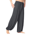Yoga Pants Men\'s Casual Solid Color Baggy Trousers Belly Dance  Harem  Slacks sweatpants Trendy Loose  Clothing