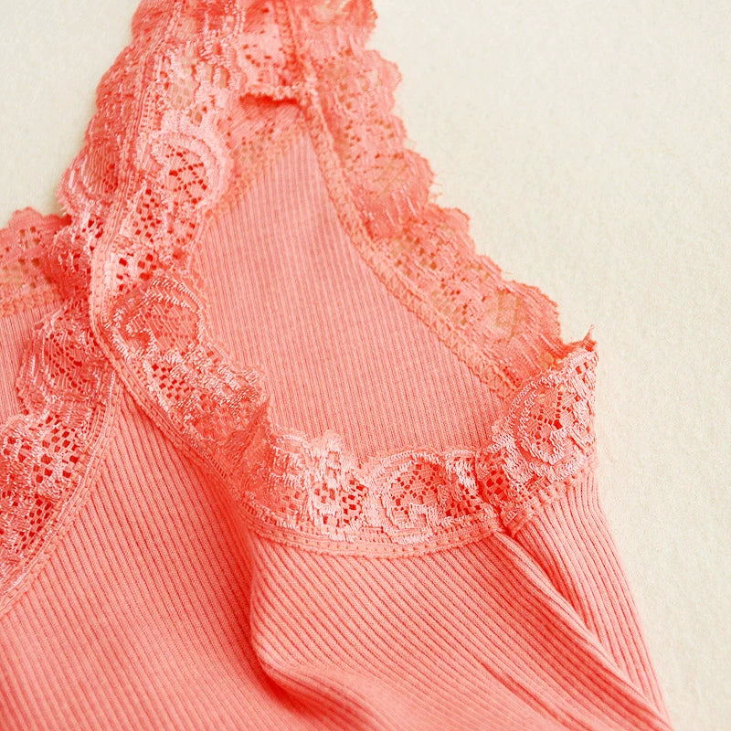2024 Summer Top Women Sleeveless Lace Tank Top Sexy Women's T-shirt Vest Tank Tops Female Vest Tops White Black Underwear Women